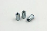 flat head knurled body rivet nut