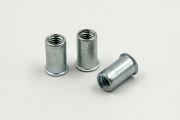 countersunk head round body rivet nut